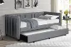 Emery Gray Twin Daybed with Trundle