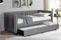 Emery Gray Twin Daybed with Trundle