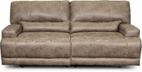 Omega Mushroom Tan Power Reclining Sofa