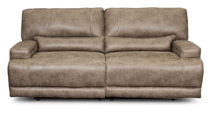 Omega Mushroom Tan Power Reclining Sofa
