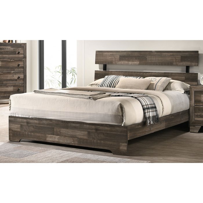 Alix Gray King Size Bed