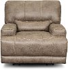 Mushroom Tan Power Recliner - Omega