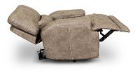 Mushroom Tan Power Recliner - Omega-3