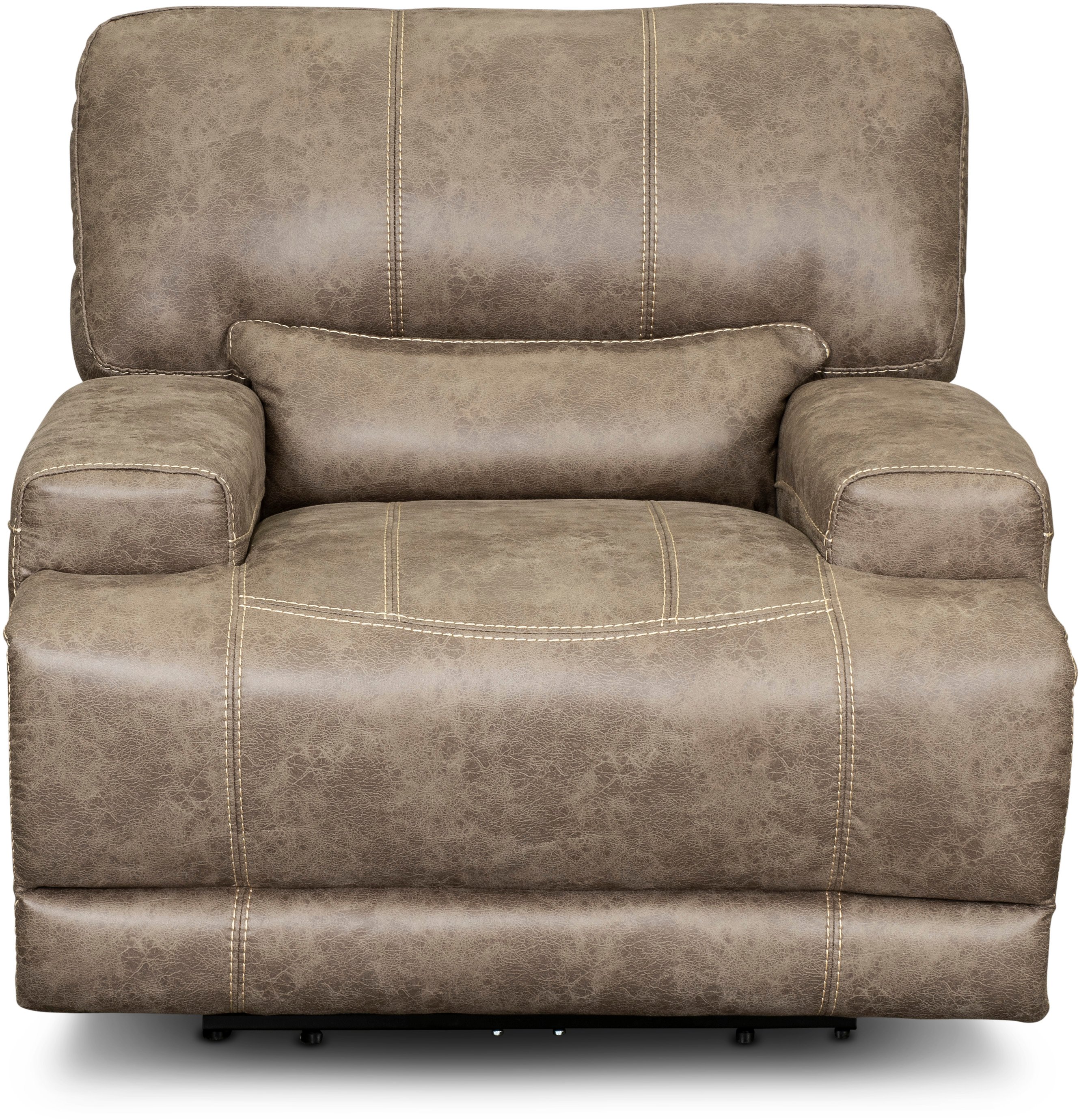 Omega Mushroom Tan Power Recliner-1
