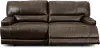 Omega Chocolate Brown Power Reclining Sofa