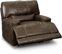 Omega Chocolate Brown Power Recliner