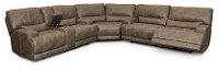 Mushroom Tan 3 Piece Power Reclining Sectional - Omega-3