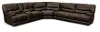 Clearance Omega 3-Piece Curved Power Reclining Sectional