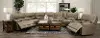 Omega 3-Piece Power Reclining Leather Sectional