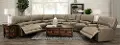 Omega 3-Piece Power Reclining Leather Sectional