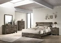Alix Gray 4 Piece King Bedroom Set