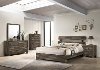 Rustic Contemporary 4 Piece Queen Bedroom Set - Alix