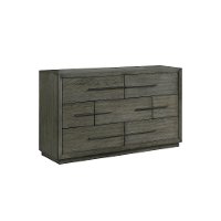 Modern Oak Gray Dresser - Emory