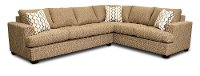 Contemporary Gold 2 Piece Sectional Sofa - Sullivan-2