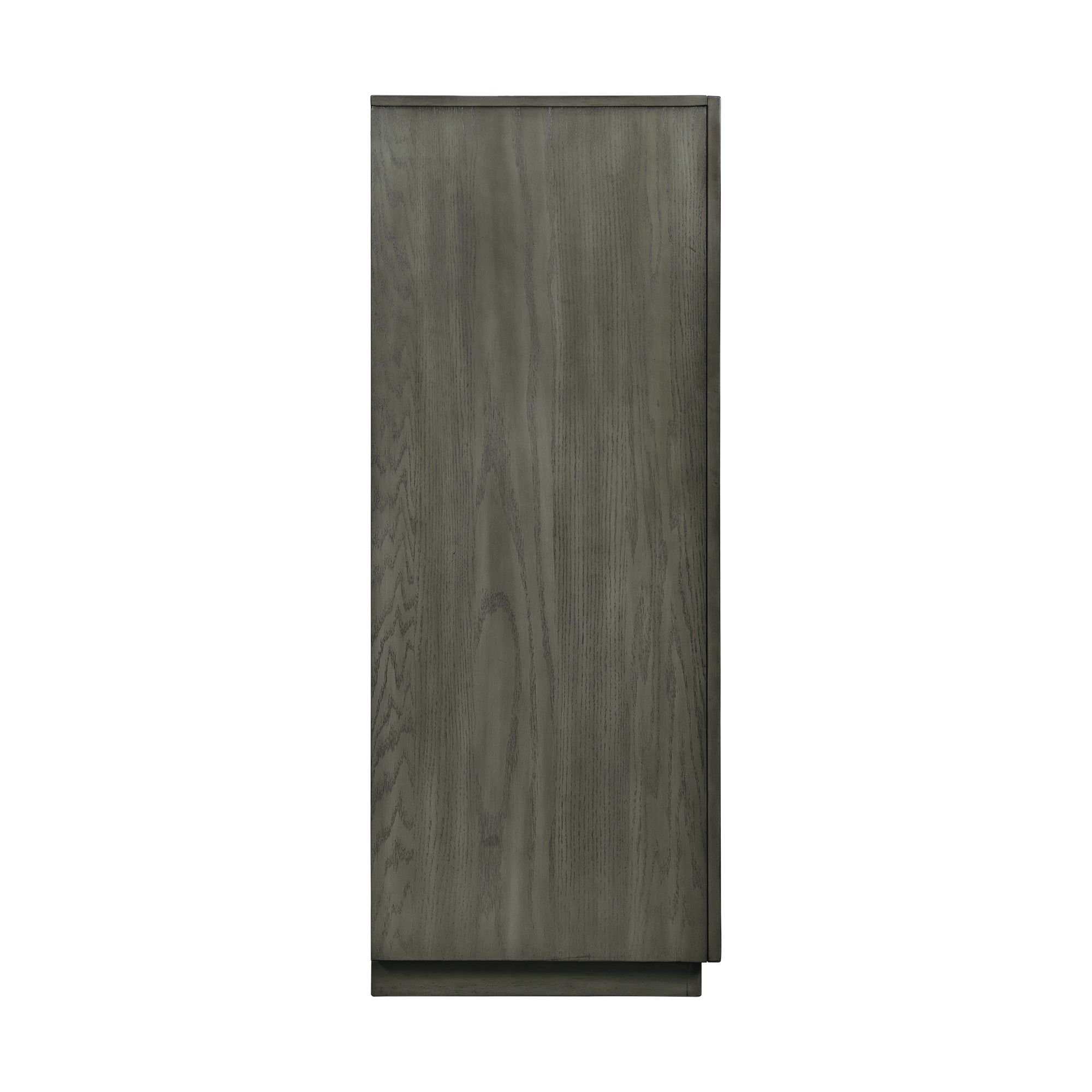 Modern Oak Gray Gentlemen's Chest - Emory-5