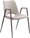 Retro Beige Dining Room Chair (Set of 2) - Desi