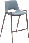 Retro Gray Counter Height Stool (Set of 2) - Desi