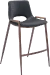 Retro Black Counter Height Stool (Set of 2) - Desi