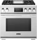 SKSDR360GS Signature 6.3 cu ft Dual Fuel Range - Stainless Steel 36 Inch