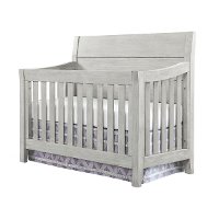 Weathered White 4-in-1 Convertible Crib - Tranquil Rock