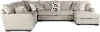 KIT Middleton Beige 3 Piece Sectional