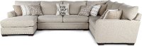 Cement Beige 3 Piece Sectional Sofa with LAF Chaise - Middleton