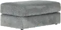 4098-10 Lamar Gray Ottoman