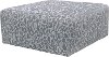 Contemporary Gray Cocktail Ottoman - Lamar