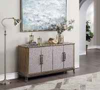Mid Century Aged Brown Storage Cabinet - Bradenton