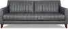 Ross Gray Leather Sofa - Amax Leather