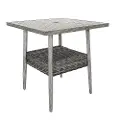 Marana Weathered Gray Patio Bar Table