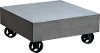 Patio Concrete Coffee Table with Wheel - Soho
