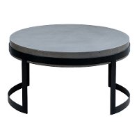 Modern Round Patio Coffee Table - Soho