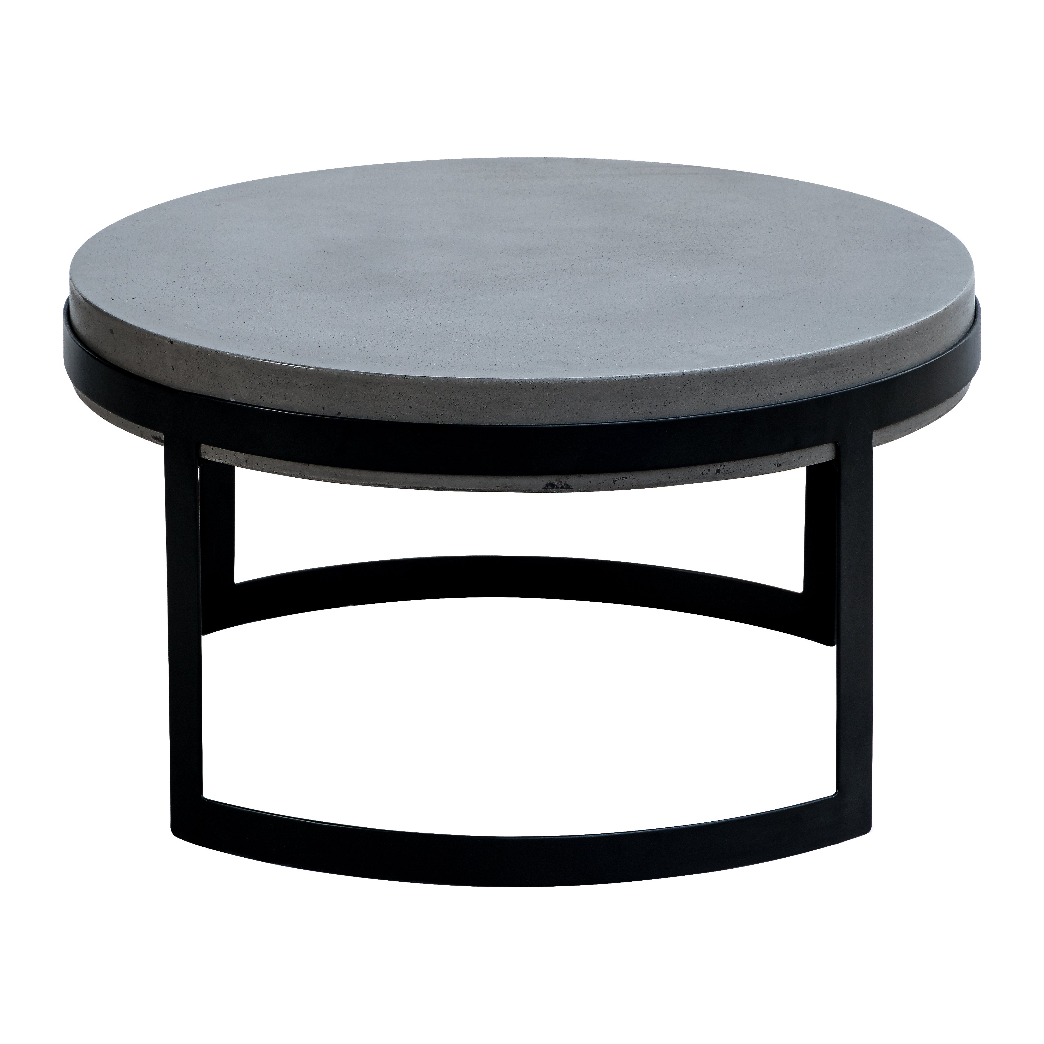 Modern Round Patio Coffee Table - Soho-3