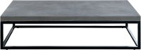 Modern Rectangular Patio Coffee Table - Concrete-2