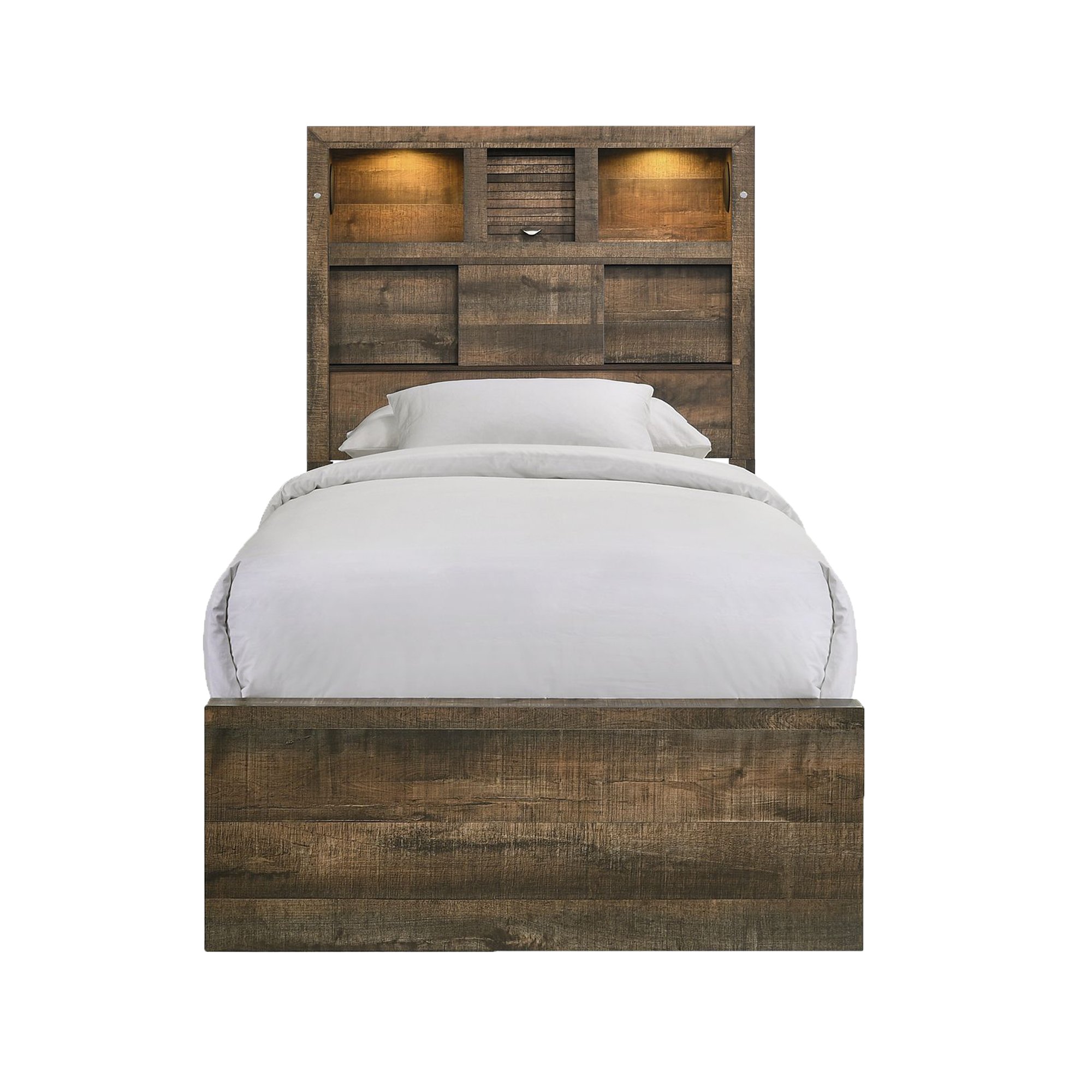 Bobbie Natural Twin Storage Bed with Speaker-2