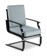 Modern Black Patio Spring Chair - Sea Breeze
