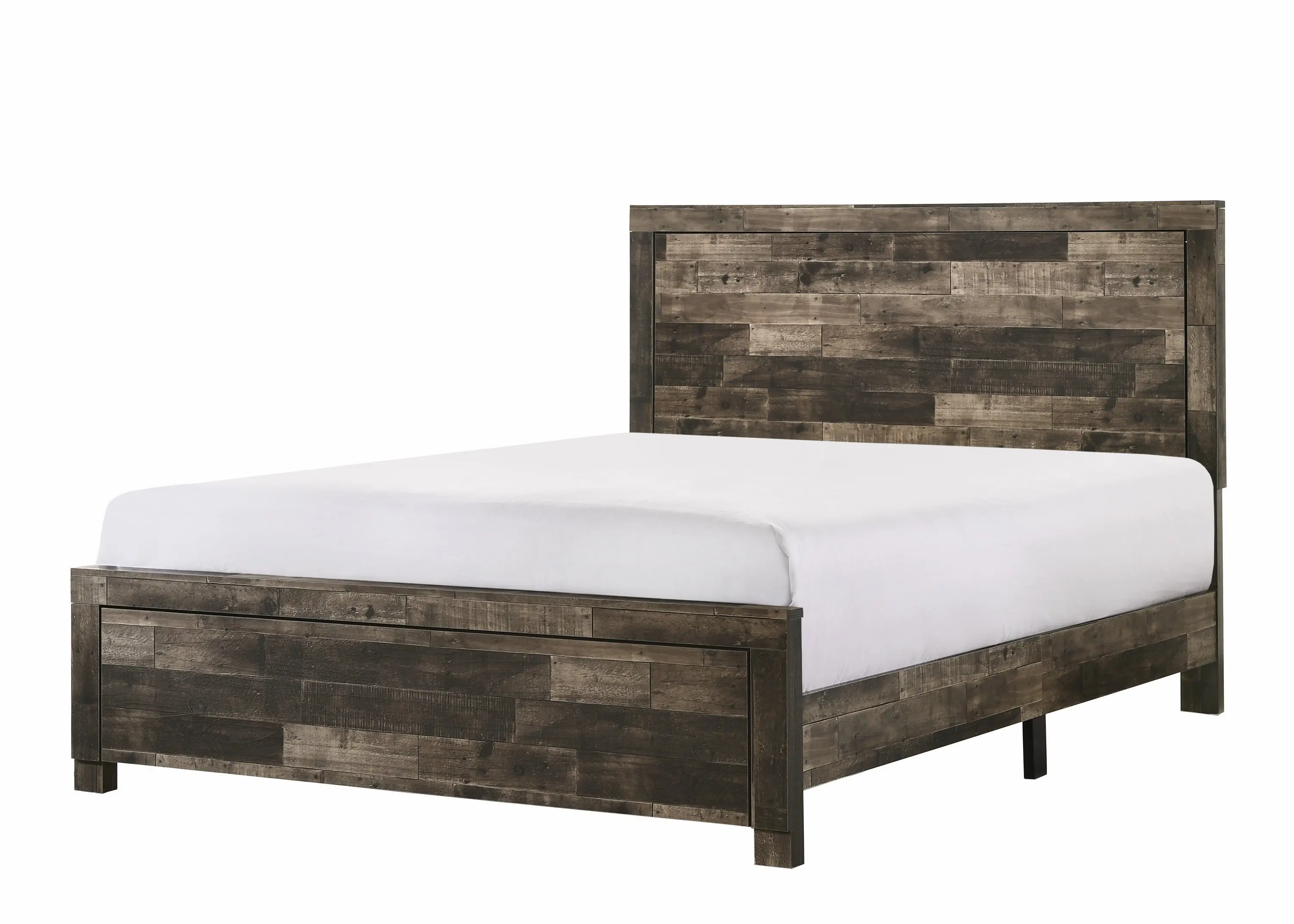 Modern Rustic Full Size Bed - Tallulah-1