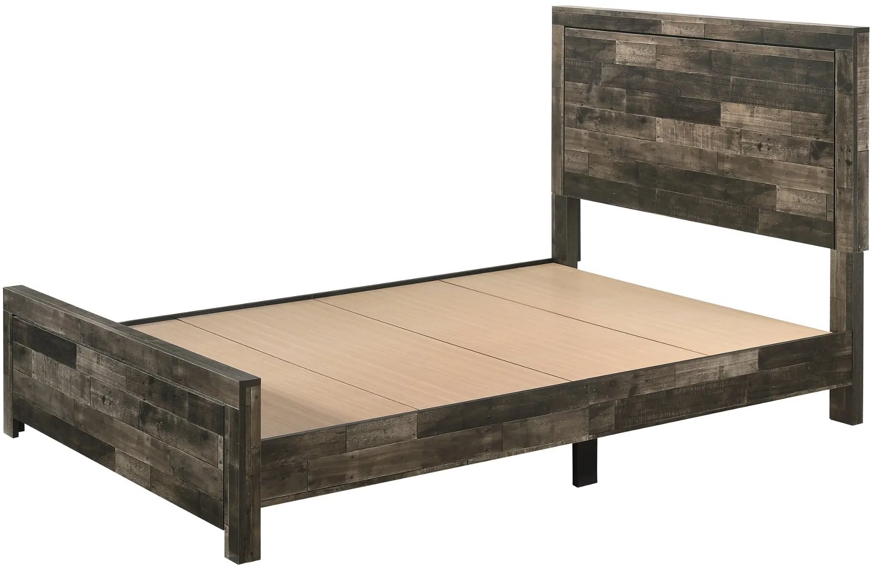 Modern Rustic Full Size Bed - Tallulah-2