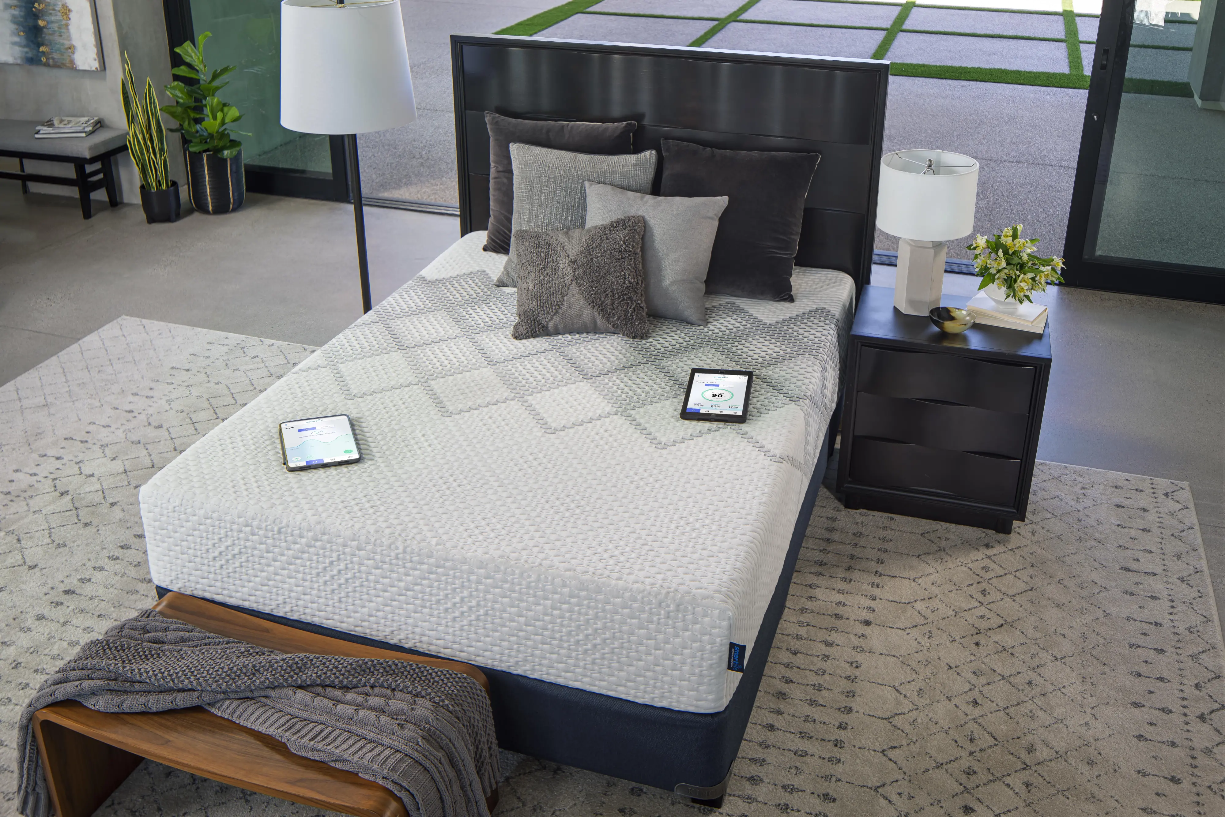 7372KK-1050 King Koil Smart Life Medium Queen Mattress - Lily-5