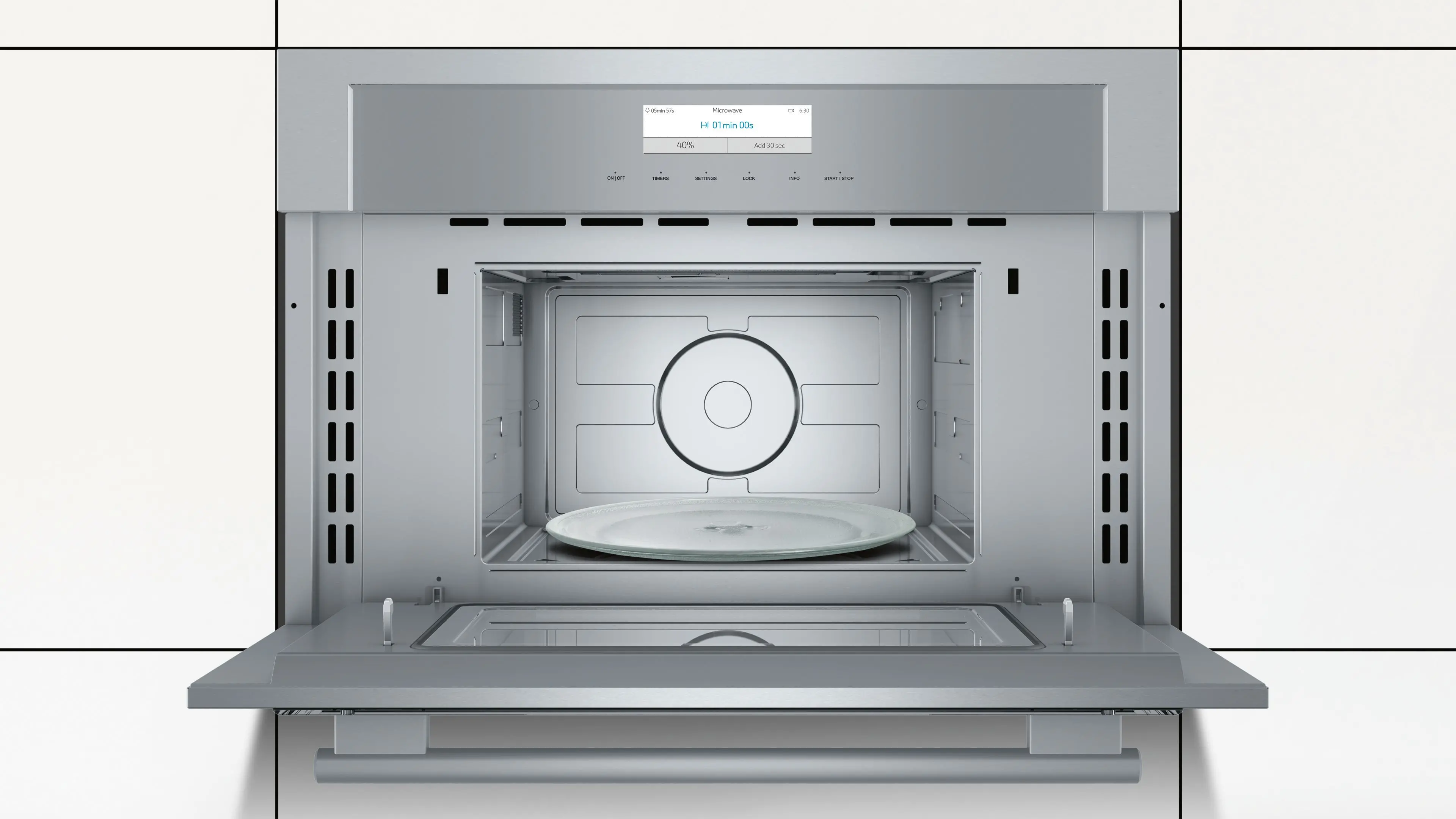 MB30WS Thermador Built In Microwave Oven - Stainless Steel-3