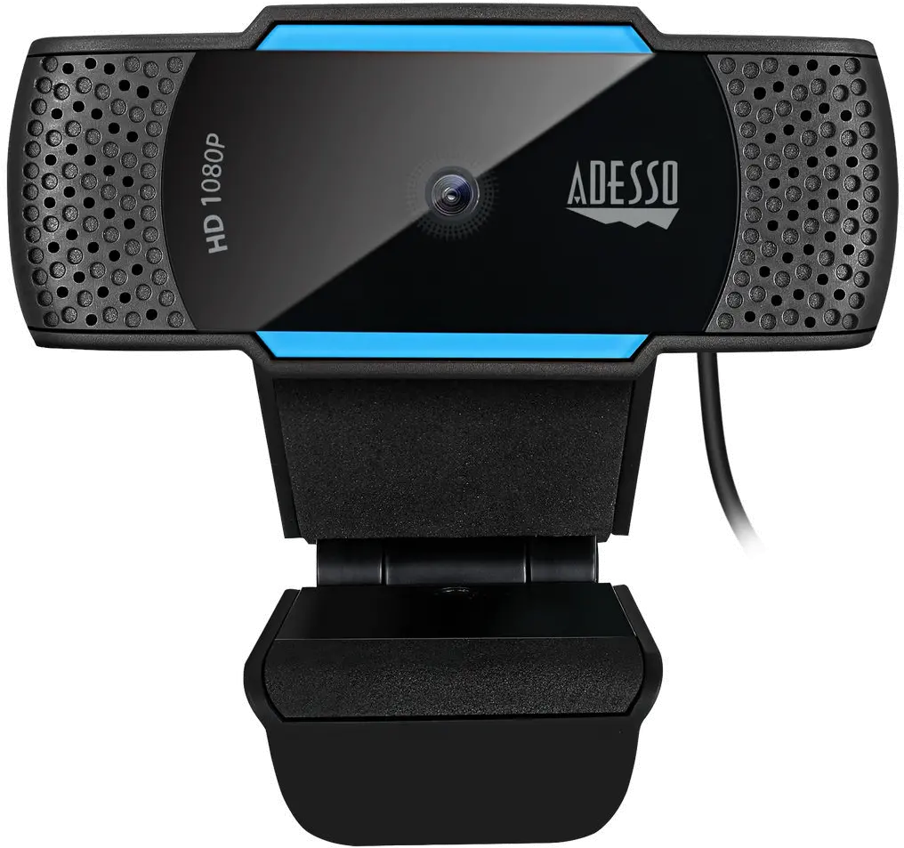 CYBERTRACK H5 Adesso 1080P HD Auto Focus Webcam with Built-in Dual Microphone-1