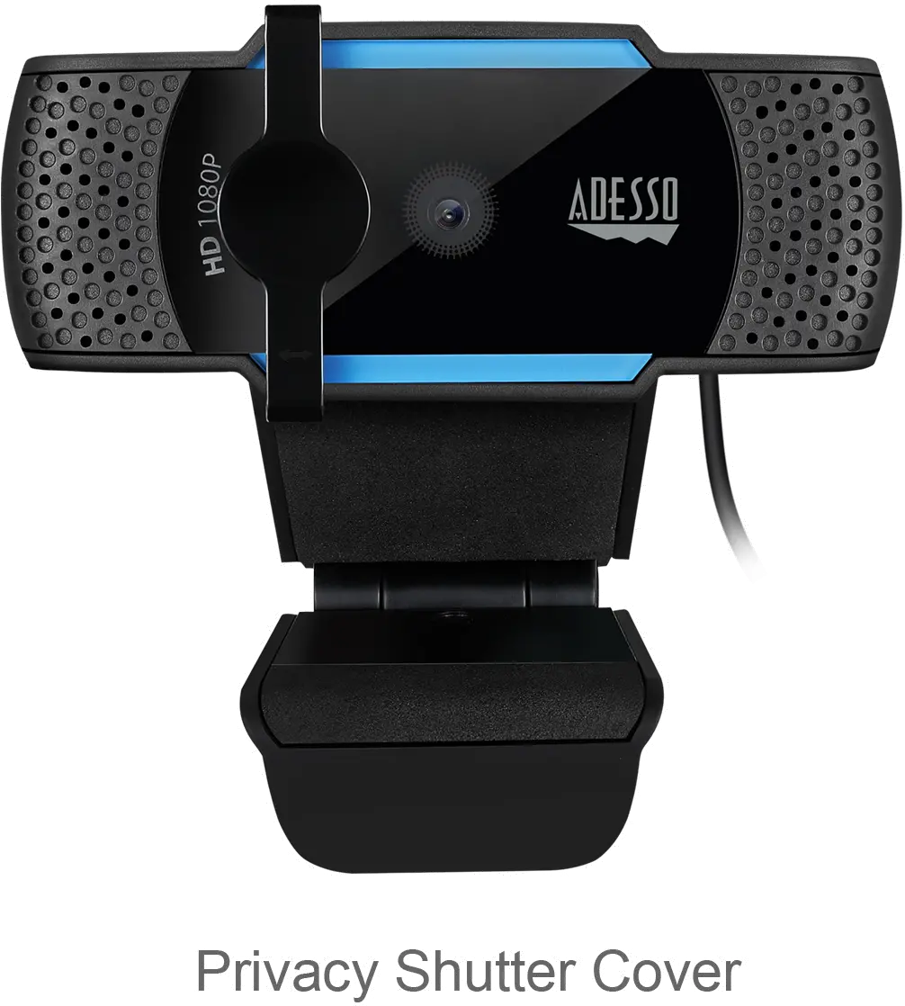CYBERTRACK H5 Adesso 1080P HD Auto Focus Webcam with Built-in Dual Microphone-2