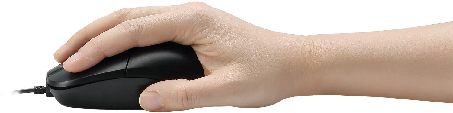 iMOUSE-M6 BLACK Adesso Black USB Optical Mouse - iMouse M6-5