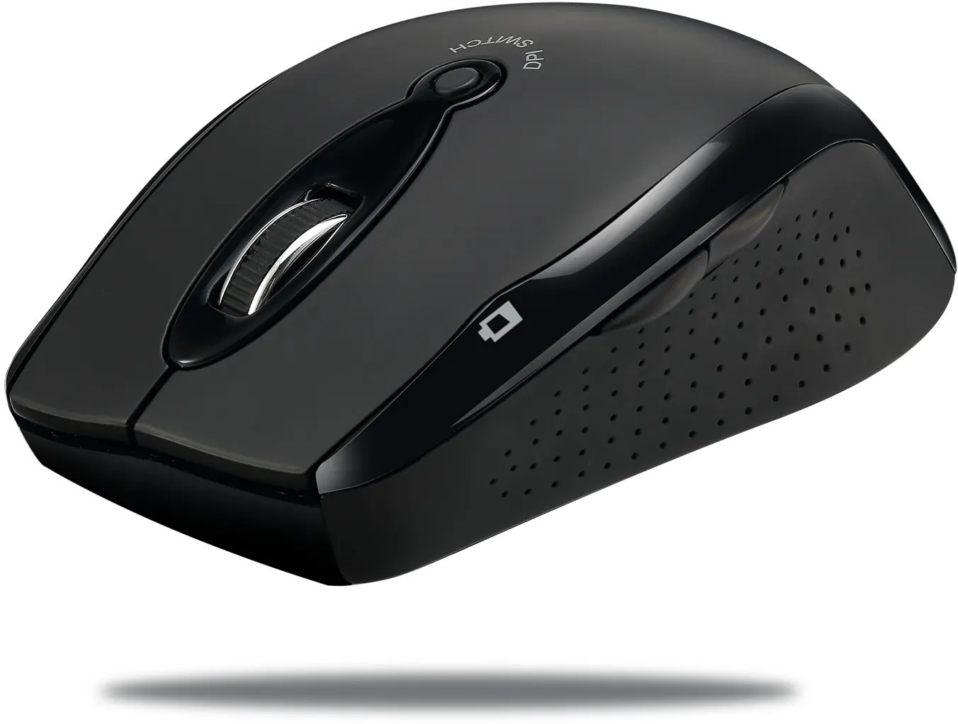 iMOUSE-M20 BLACK Adesso Black Wireless Ergonomic Optical Mouse - iMouse M20-6