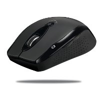 iMOUSE-M20 BLACK Adesso Black Wireless Ergonomic Optical Mouse - iMouse M20-6