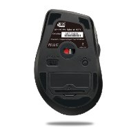 iMOUSE-M20 BLACK Adesso Black Wireless Ergonomic Optical Mouse - iMouse M20-7
