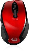 iMOUSE-M20 RED Adesso Red Wireless Ergonomic Optical Mouse - iMouse M20