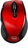 iMOUSE-M20 RED Adesso Red Wireless Ergonomic Optical Mouse - iMouse M20