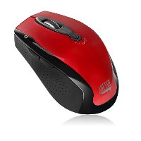 iMOUSE-M20 RED Adesso Red Wireless Ergonomic Optical Mouse - iMouse M20-2